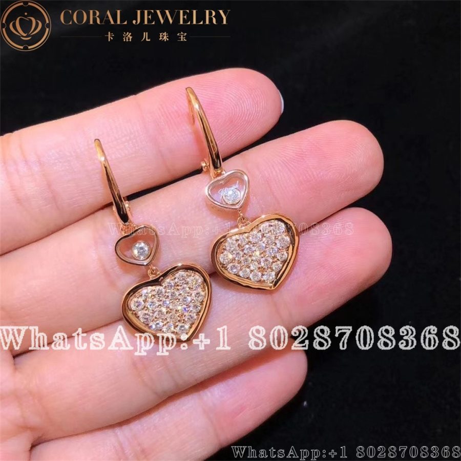 Chopard Happy Hearts Earrings 837482 5009 Coral (5)