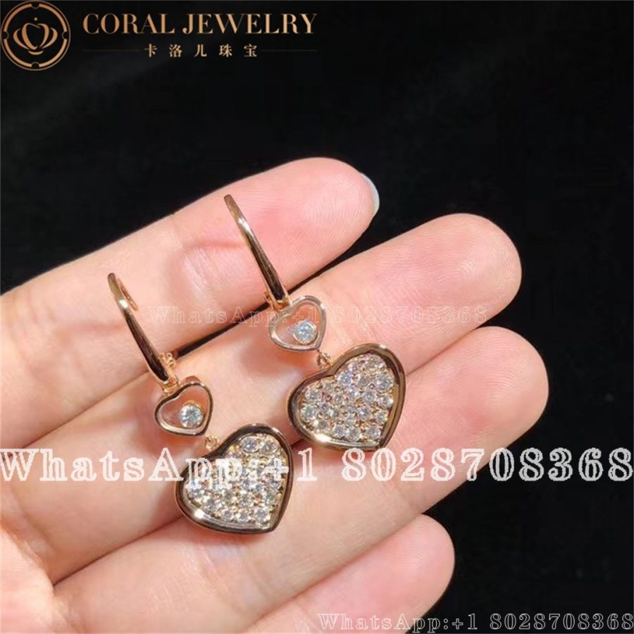 Chopard Happy Hearts Earrings 837482 5009 Coral (6)