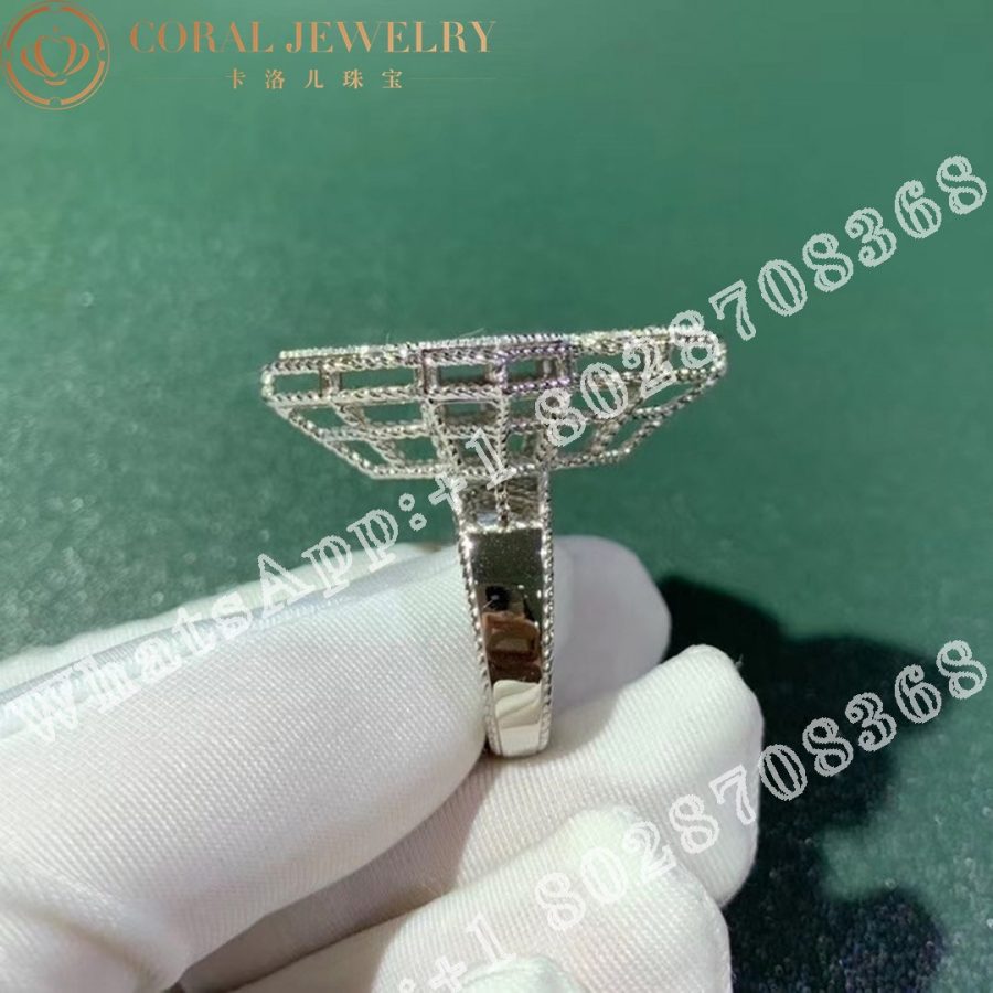 Roberto Coin Princess Flower Diamond Gold Ring