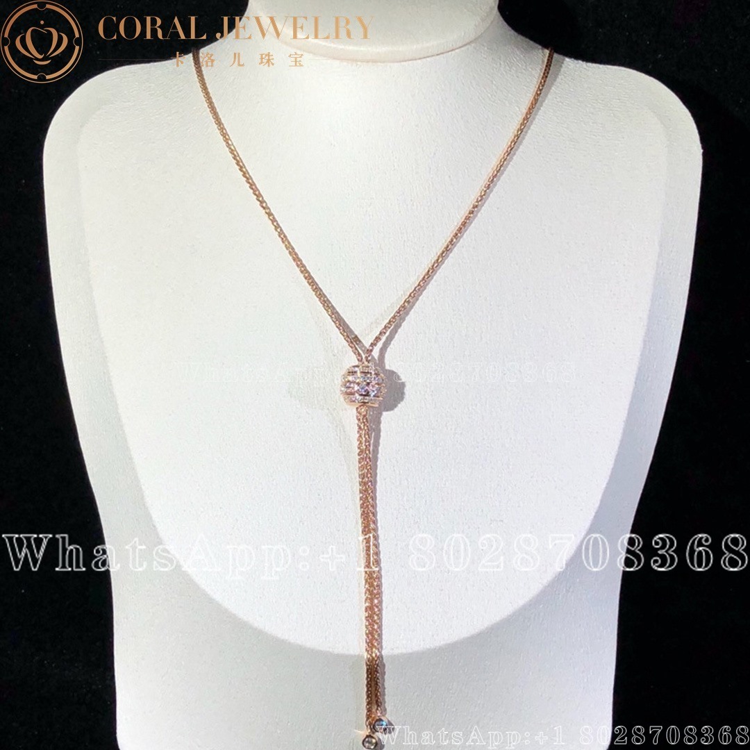 Piaget Possession Pendant Rose Gold Diamond Pendant G33p0097 Coral (10)