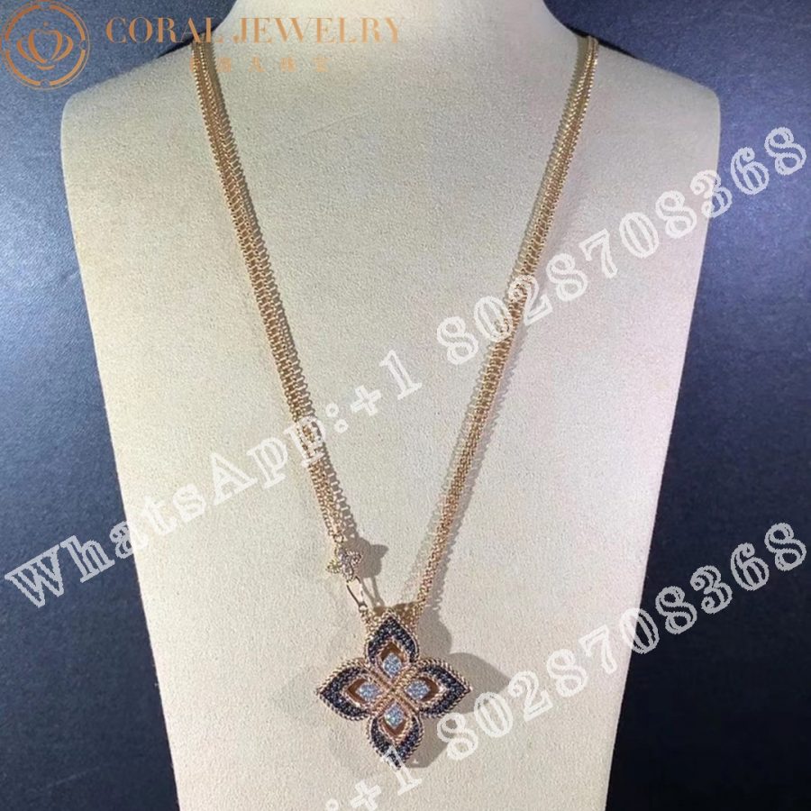 Roberto Coin Venetian Flower Diamond Necklace