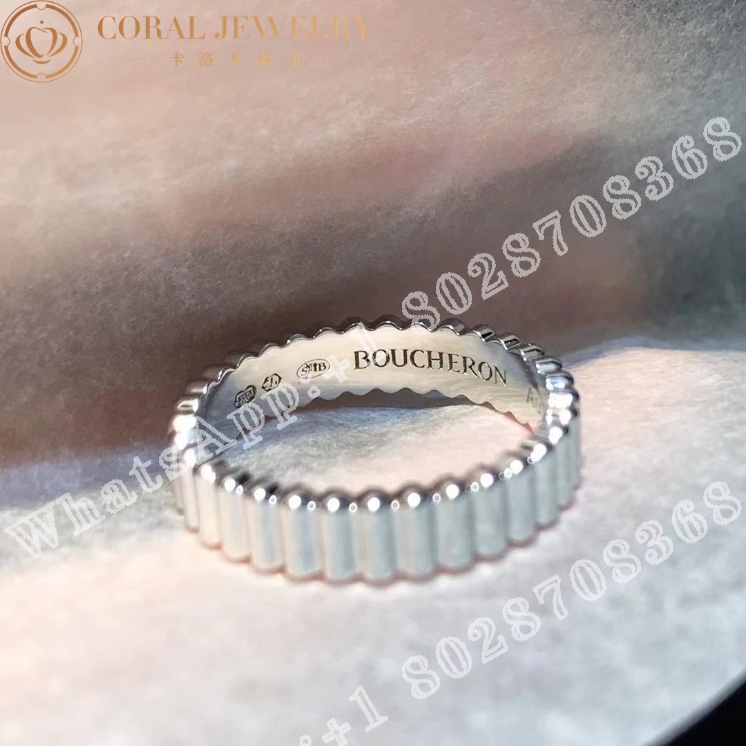 Boucheron Quatre Grosgrain Ring White Gold Jrg02719 Coral (2)