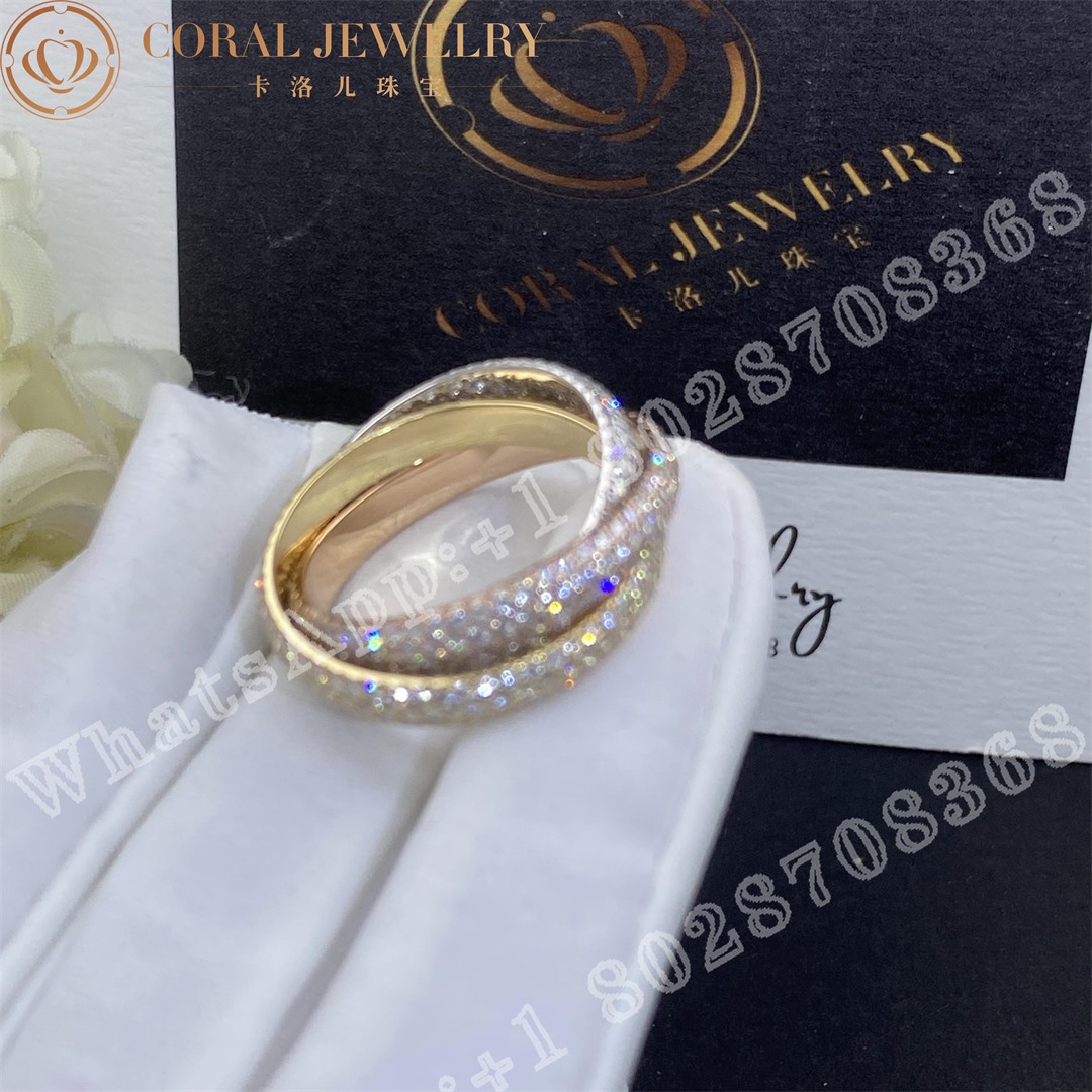 Cartier Trinity Ring Classic Diamonds Ref N4210700 Coral (1)