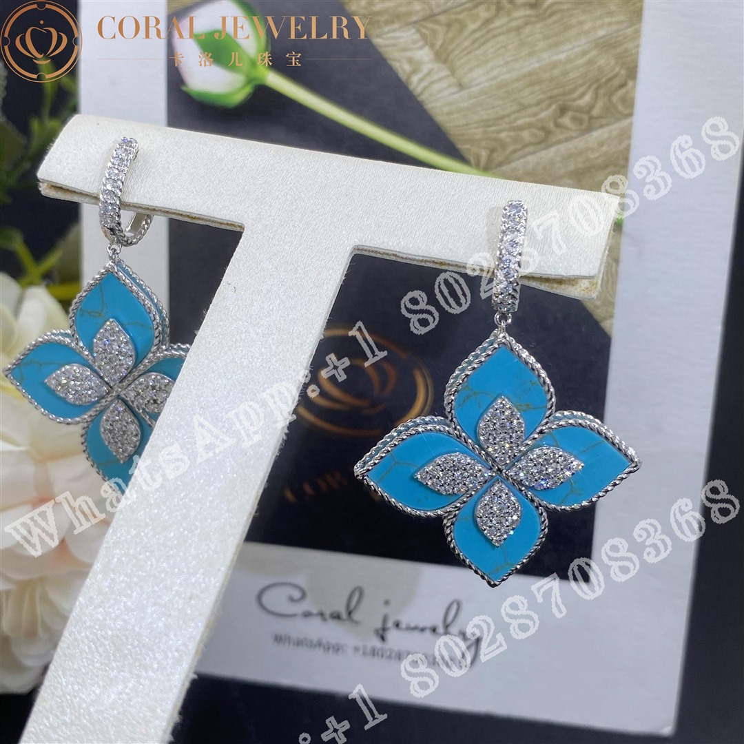 Roberto Coin Princess Flower Earrings With Diamonds And Turquoise Adv888ea1838 03 Coral (4)