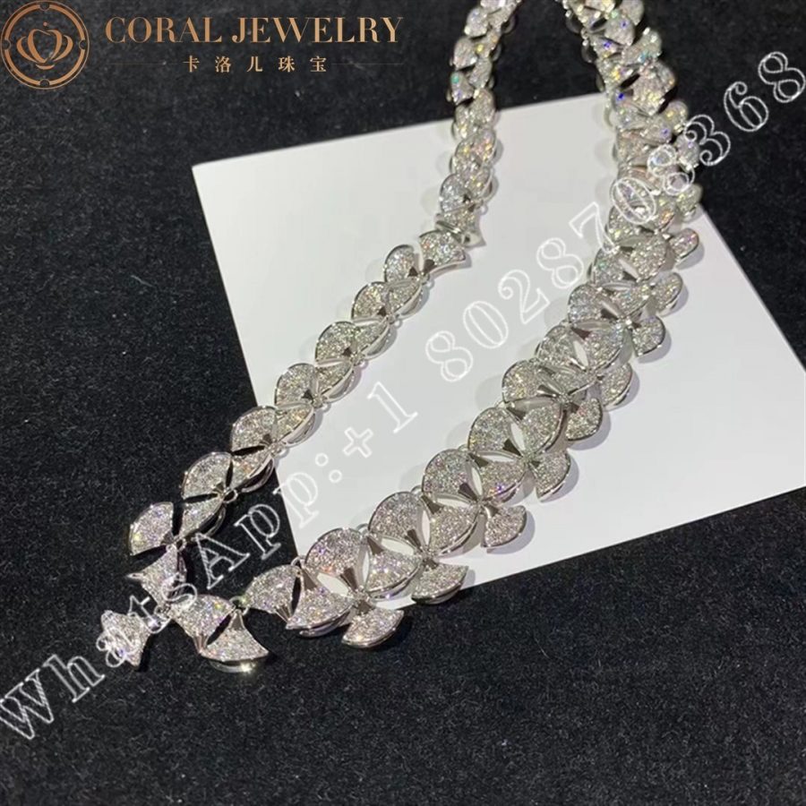 Bulgari Divas Dream Necklace White Gold And Diamond High Jewelry Ref 349444 Cl856912 Coral (1)