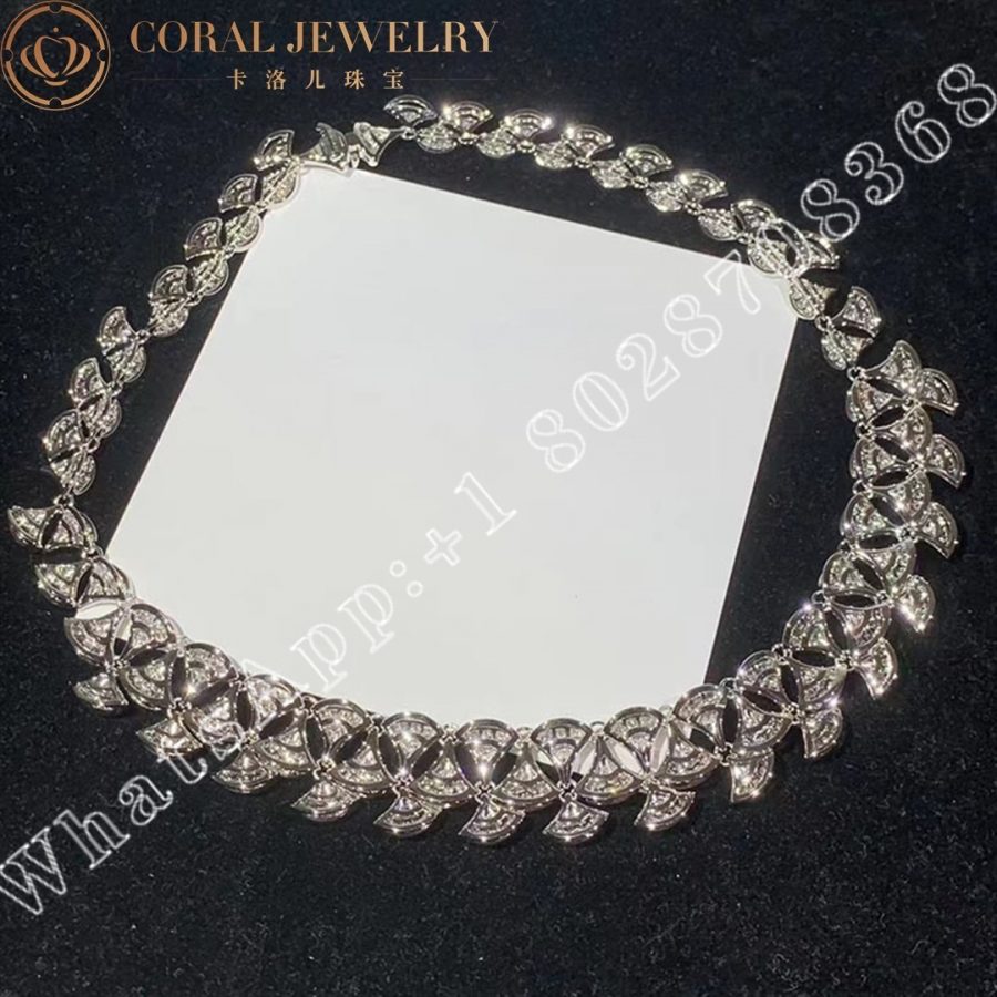 Bulgari Divas Dream Necklace White Gold And Diamond High Jewelry Ref 349444 Cl856912 Coral (8)