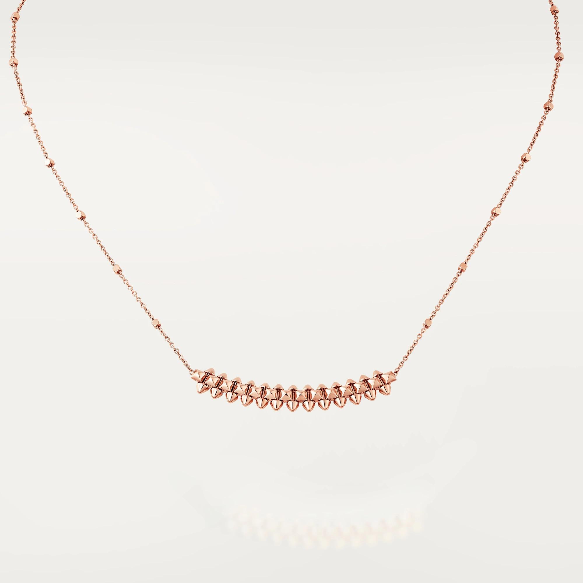 Cartier Clash De Cartier Necklace Small Model Rose Gold