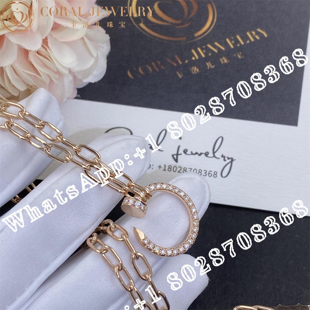 Cartier Juste un Clou Chain Necklace Rose Gold Ref. N7413500