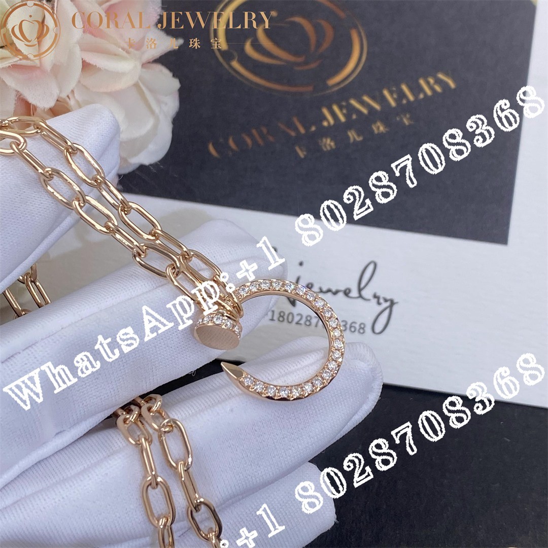 Cartier Juste un Clou Chain Necklace Rose Gold Ref. N7413500