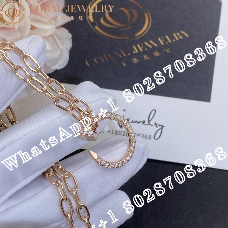 Cartier Juste un Clou Chain Necklace Rose Gold Ref. N7413500