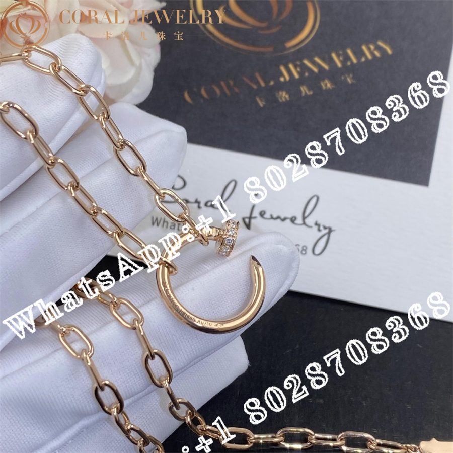 Cartier Juste un Clou Chain Necklace Rose Gold Ref. N7413500