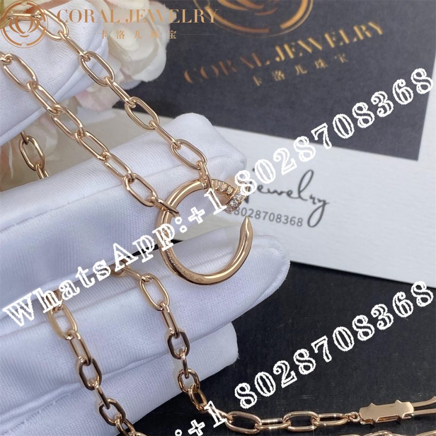 Cartier Juste un Clou Chain Necklace Rose Gold Ref. N7413500