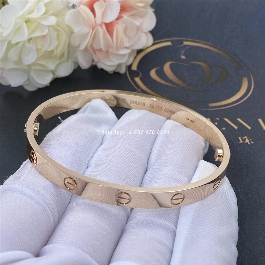 Cartier Love Bracelet Rose Gold Ref. B6035617