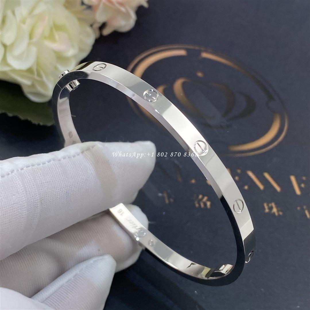 Cartier Love Bracelet, Small Model White Gold Ref. B6047417