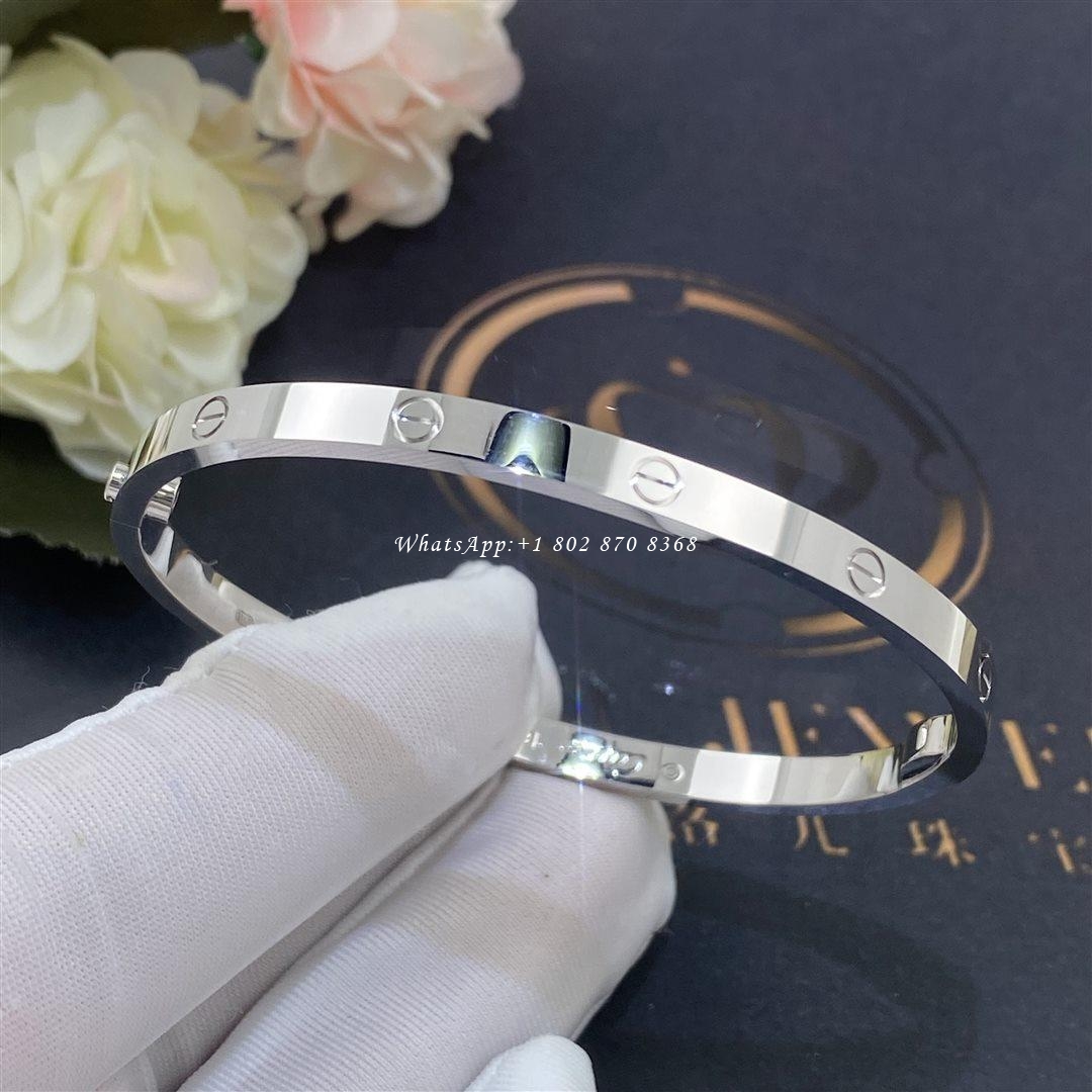 Cartier Love Bracelet, Small Model White Gold Ref. B6047417