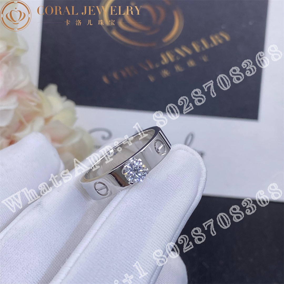 Cartier Love Solitaire White Gold Diamond Ref N4723700 Coral (3)