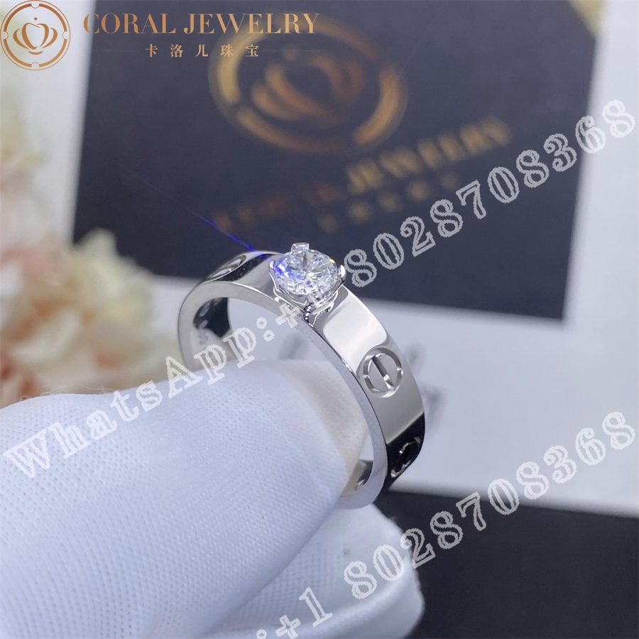 Cartier Love Solitaire White Gold Diamond Ref N4723700 Coral (6)