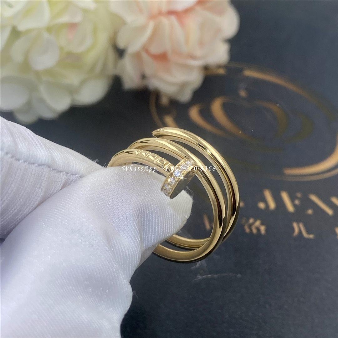 Cartier Juste un Clou Ring Yellow Gold, Diamonds Ref. B4211800