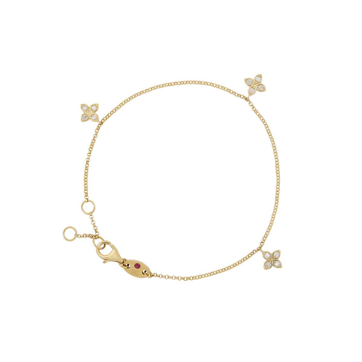 Roberto Coin Love by the Yard Bracelet with Diamonds