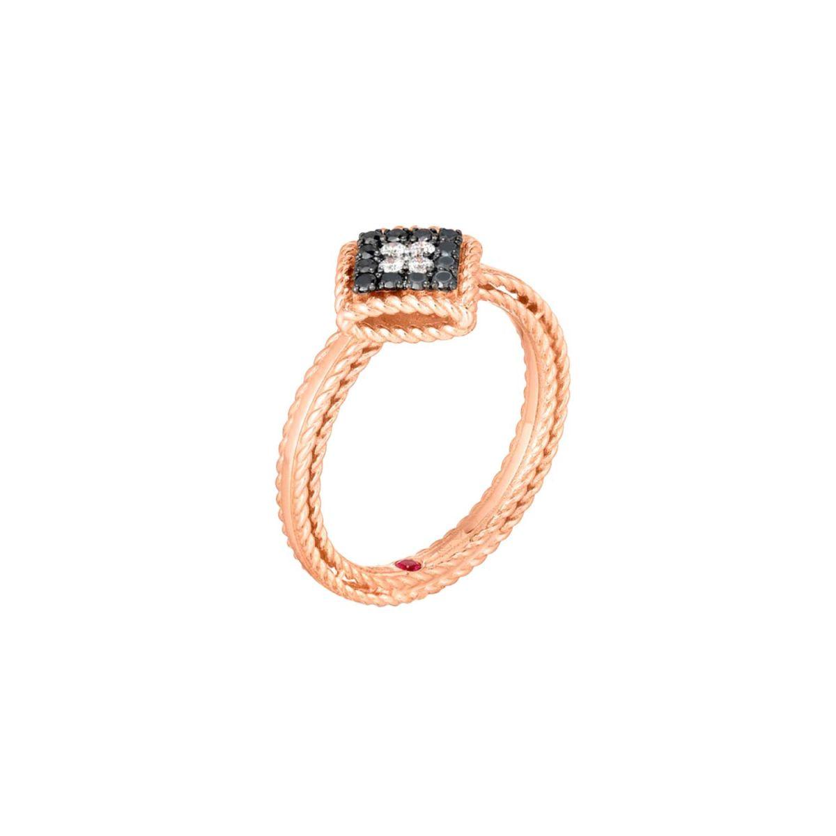 Roberto Coin Palazzo Ducale Rose Gold with Diamonds Ring