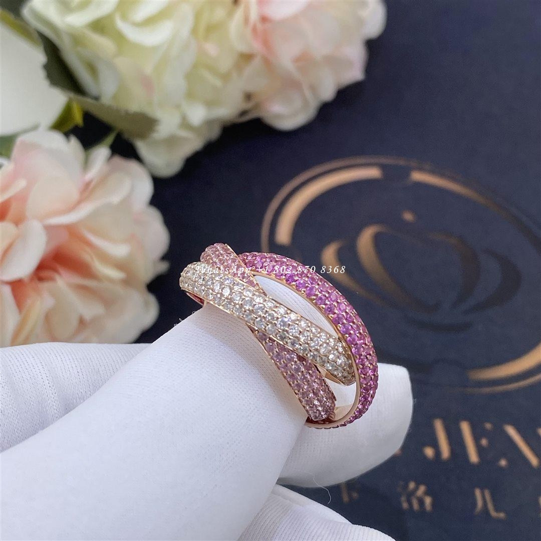 Cartier trinity ring rose gold best sale