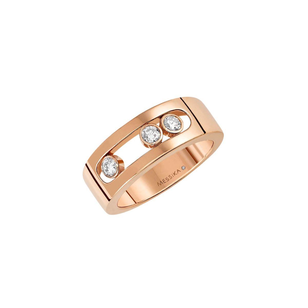 Messika Move Joiallerie Rose Gold Ring with Diamonds 04704-PG