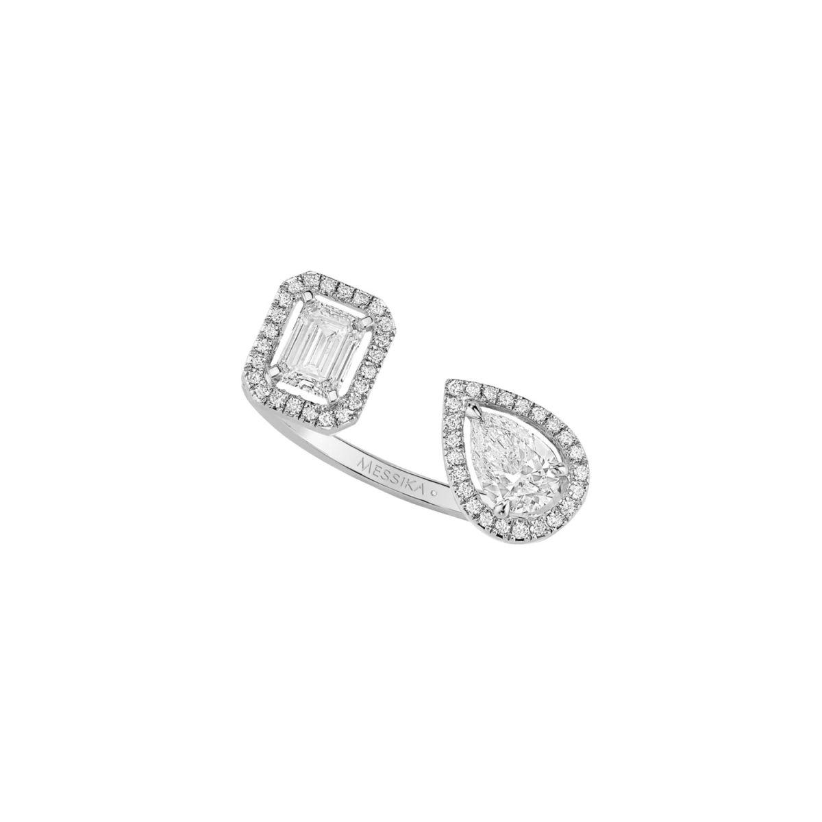 Messika My Twin Toi & Moi White Gold Ring with Diamonds 06636-WG