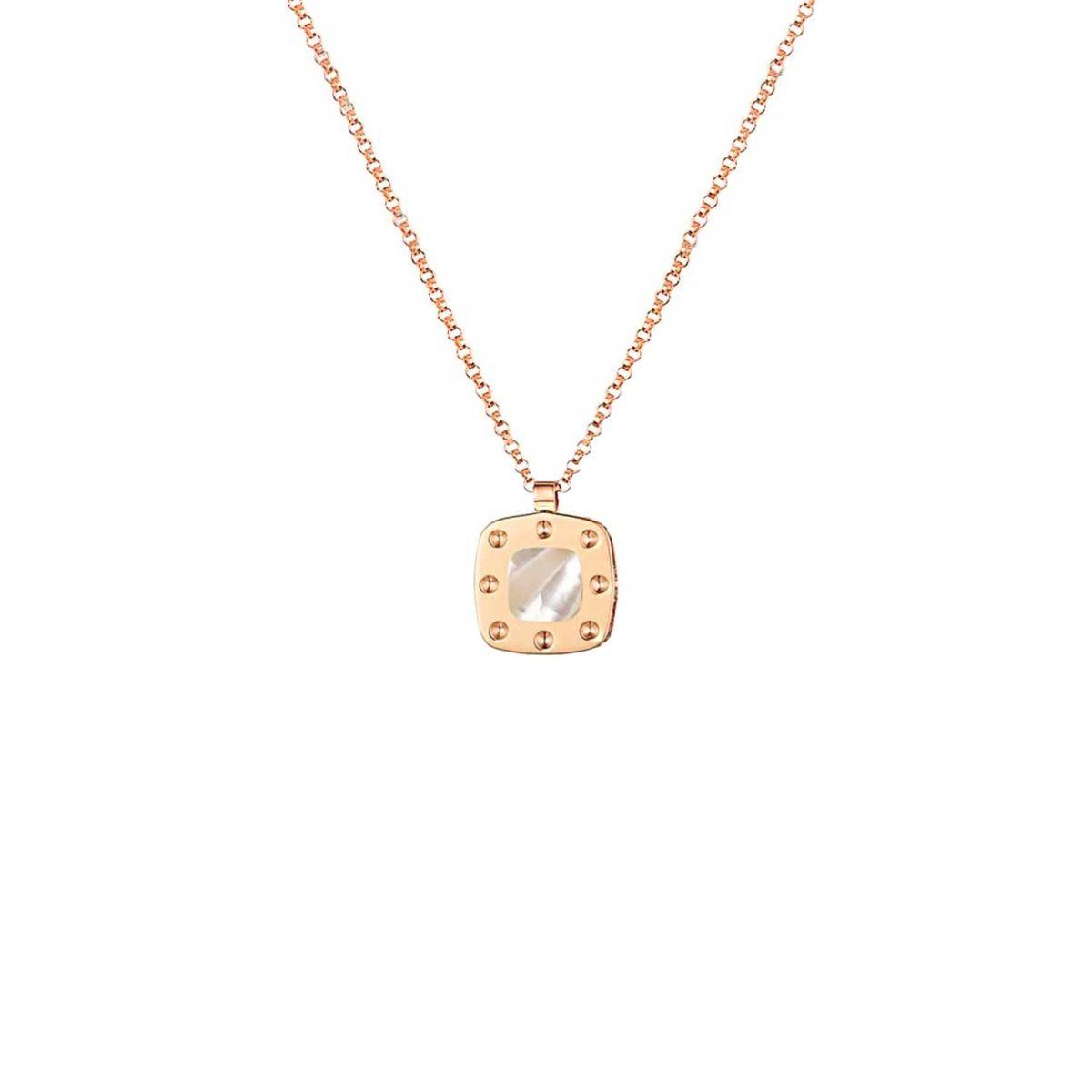 Roberto Coin Pois Moi Rose Gold Necklace with Mother of Pearl