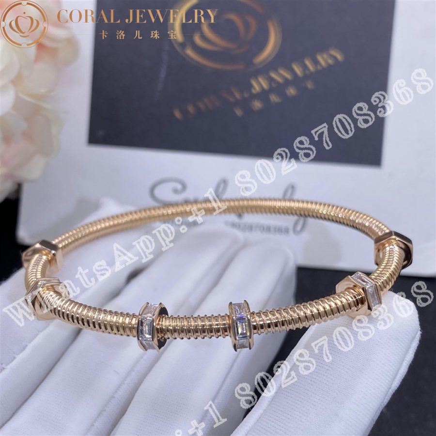 Cartier Ecrou De Cartier Diamond Bracelet Rose Gold N6714516 Coral (3)