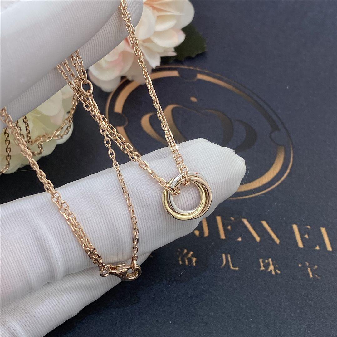 Cartier Trinity Necklace White Gold, Yellow Gold, Rose Gold Ref. B7218200