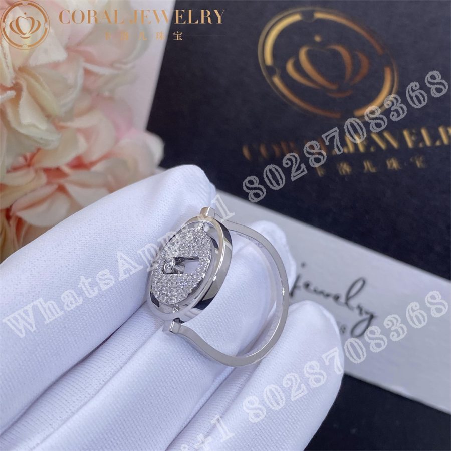 Messika Lucky Move White Gold Ring With Diamonds 07534 Wg Coral (5)