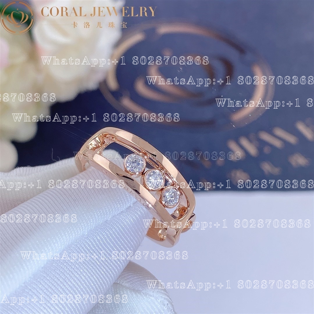 Messika Move Classique Rose Gold Ring with Diamonds 03998-PG