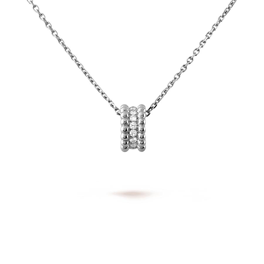 Van Cleef & Arpels Perlée diamonds pendant White gold, VCARO25100