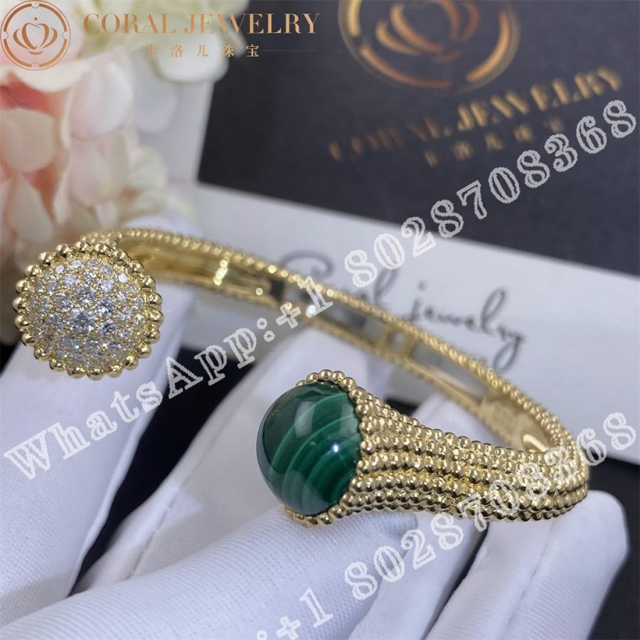 Van Cleef Arpels Perlee Couleurs Bracelet Diamond Malachite Vcarp27000 Coral (12)