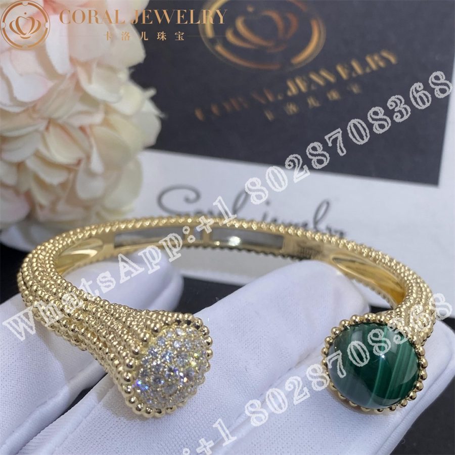 Van Cleef Arpels Perlee Couleurs Bracelet Diamond Malachite Vcarp27000 Coral (2)