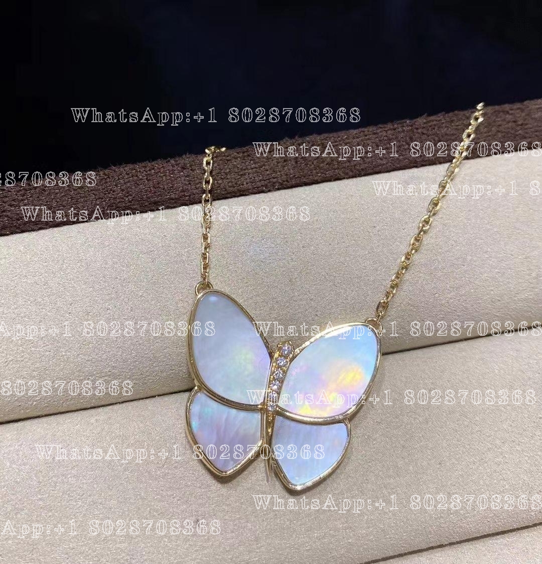 Van Cleef & Arpels Butterflies Mother-of-pearl Pendant VCARA63400