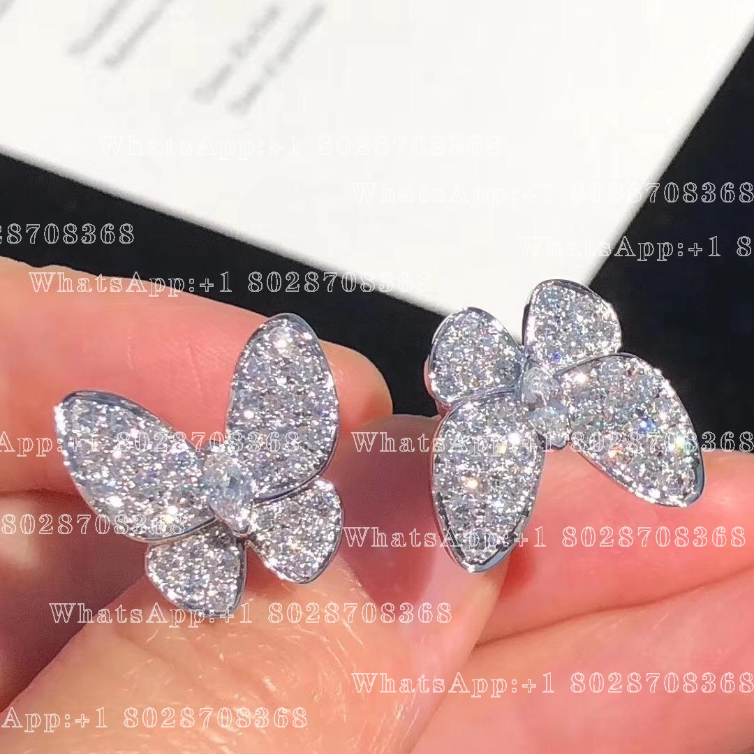 Van Cleef & Arpels Two Butterfly Between the Finger ring White gold, Diamond VCARO61900