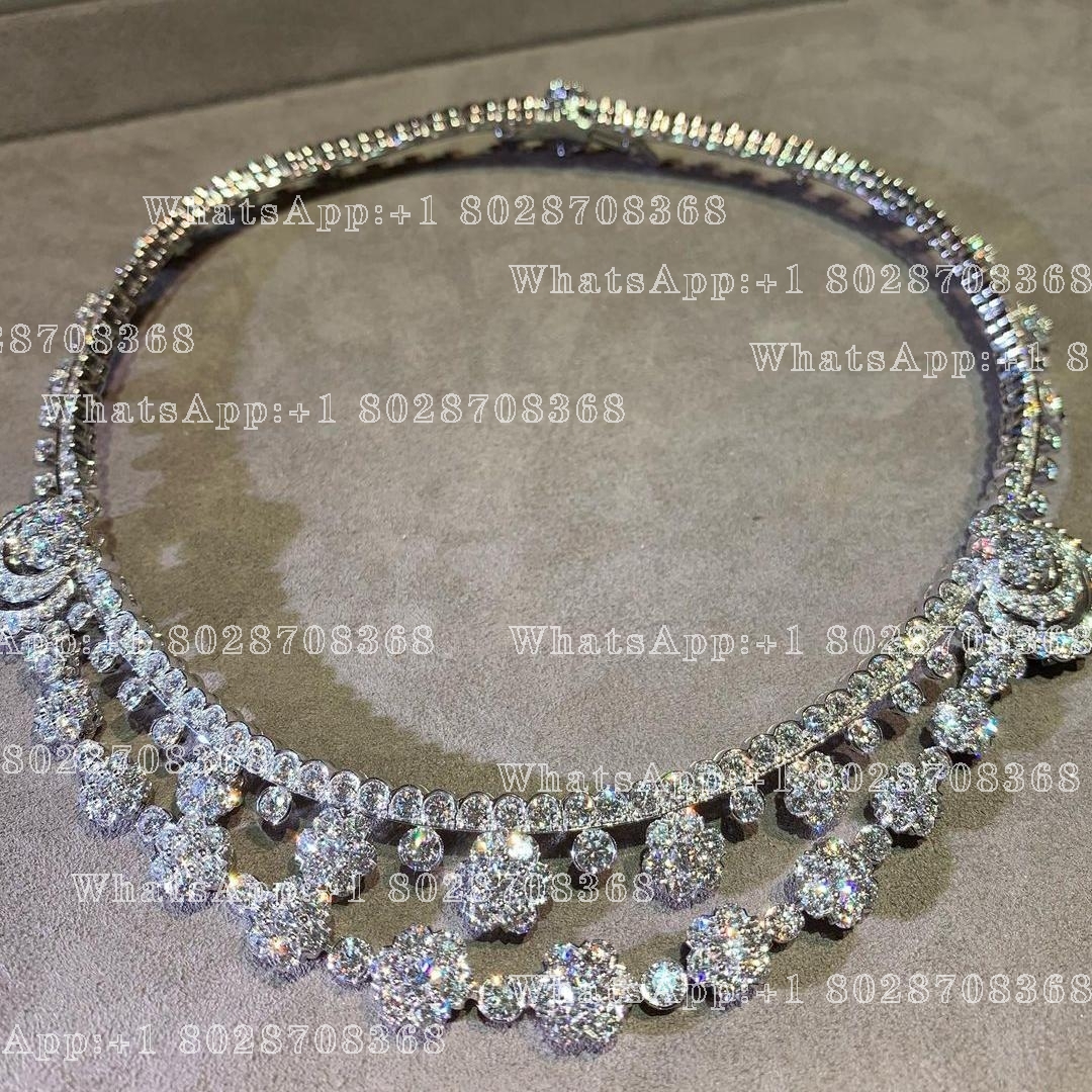 Van Cleef & Arpels Snowflake transformable necklace Platinum, Diamond VCARP39500