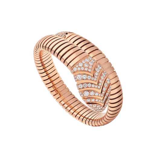 Bulgari Serpenti Tubogas Single Spiral Bracelet Ref 348589 Coral (1)