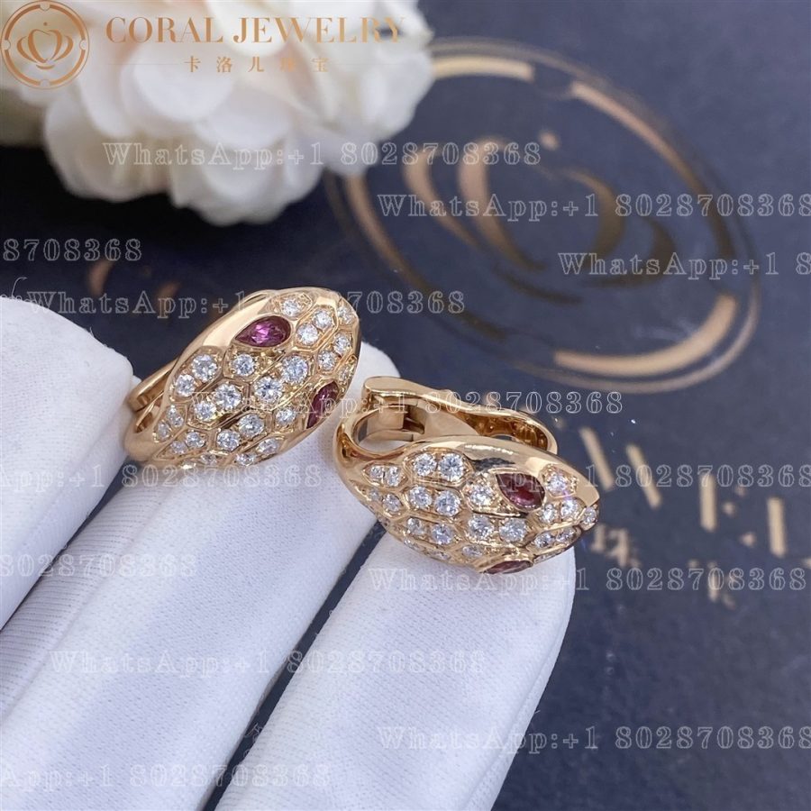 bulgari-serpenti-earrings-in-18kt-pink-gold-with-rubellite-and-pave-diamonds-ref-352726-or857722