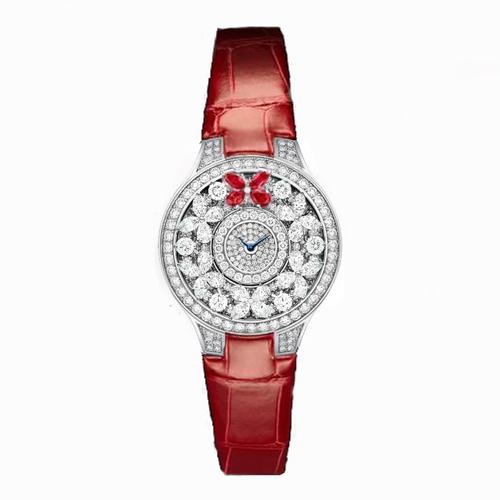 Graff Classic Butterfly Watch Single Motif Diamond & Ruby