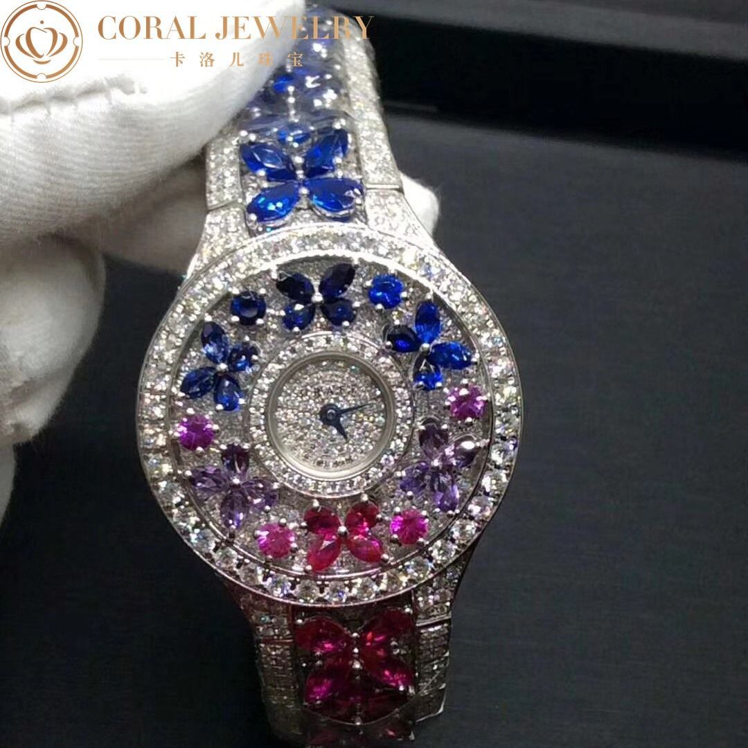 Graff Classic Butterfly Full Motif Full Diamond&Multi-coloured Sapphire