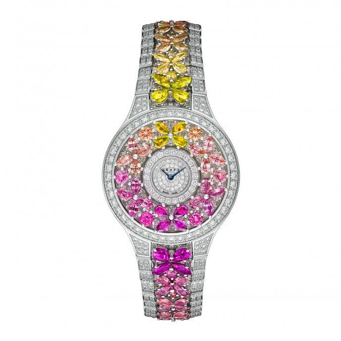 Graff Classic Butterfly Full Motif Full Diamond&Multi-coloured Sapphire Watch