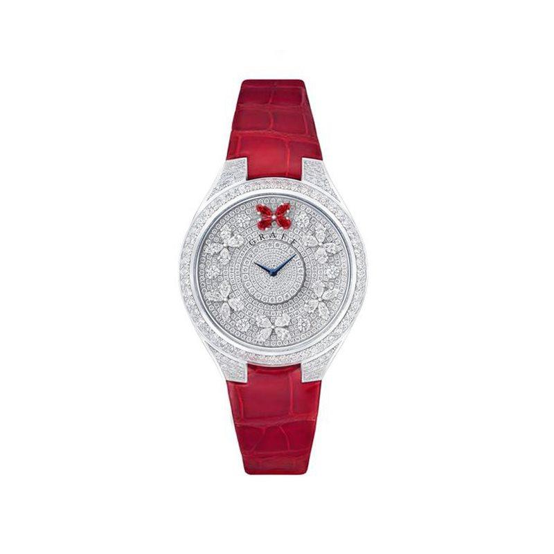 Graff Classic Butterfly Watch Disco Diamond & Rubies 38mm