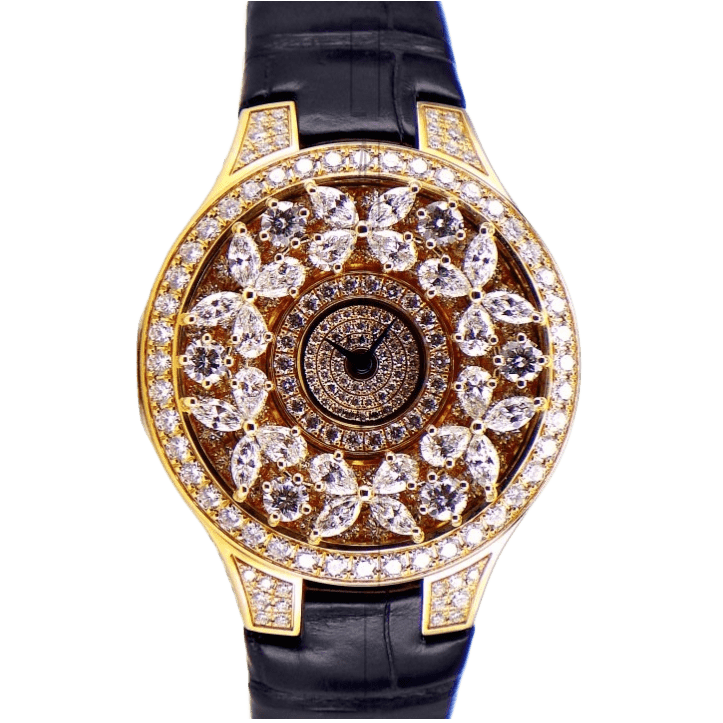 Graff Classic Butterfly Watch Rose Gold Diamonds Watch BF32PGD