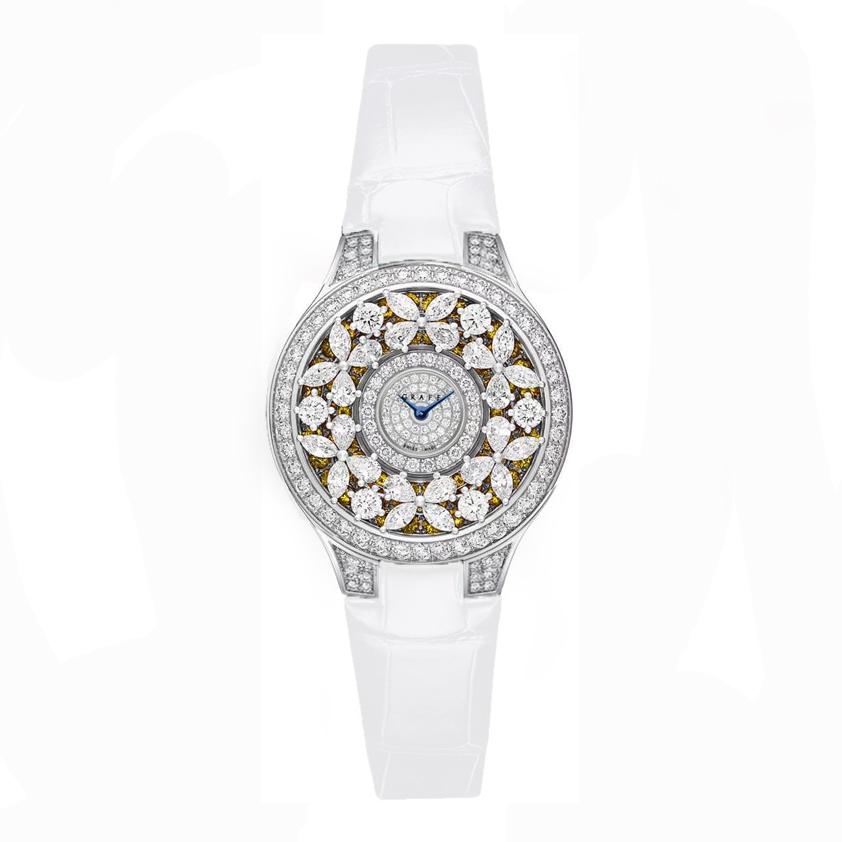 Graff Classic Butterfly Watch White & Yellow diamonds