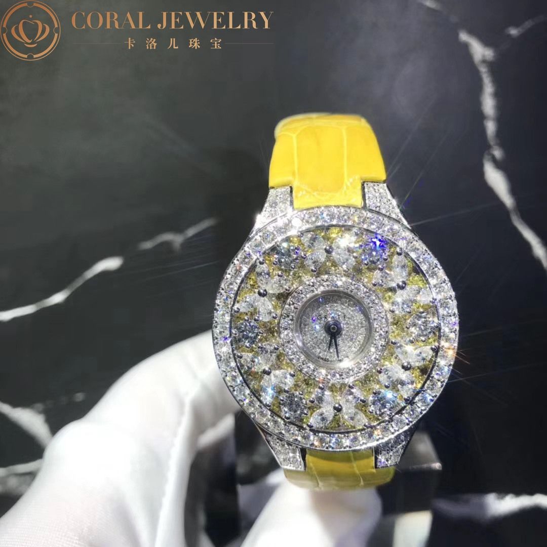 Graff Classic Butterfly Watch White & Yellow diamonds