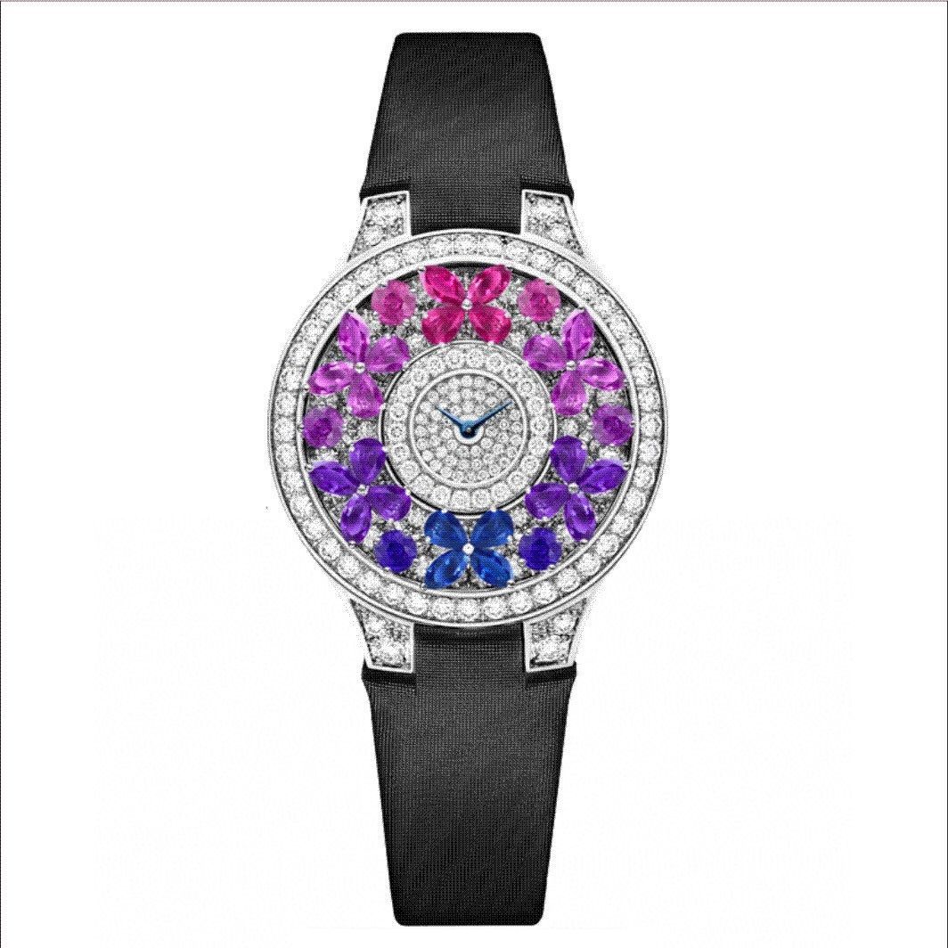 Graff Classic Butterfly Watche Multi-coloured Sapphire