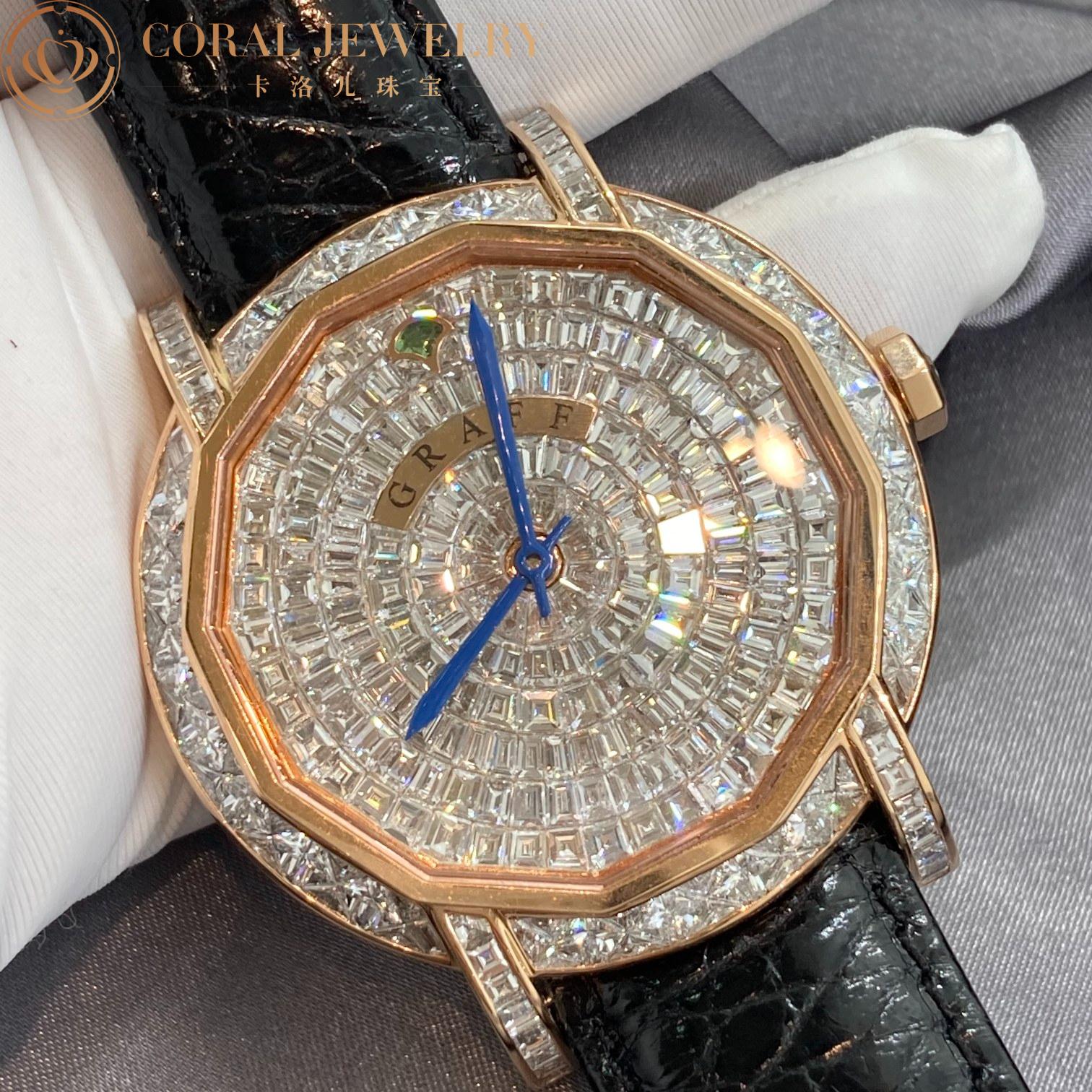 Graff Star Slim 43mm Graffstar Slim 43mm Full Diamonds & Rose Gold