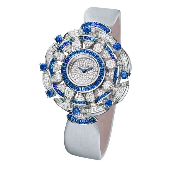 Bvlgari Divas’ Dream Watch White gold and diamonds and sapphires